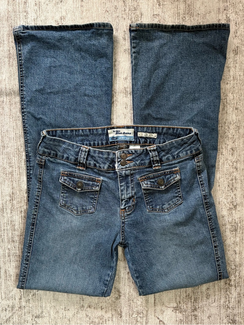 2000s y2k Old Navy Denim low rise flare jeans